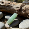 Corded Rope Aventurine Slab Necklace
