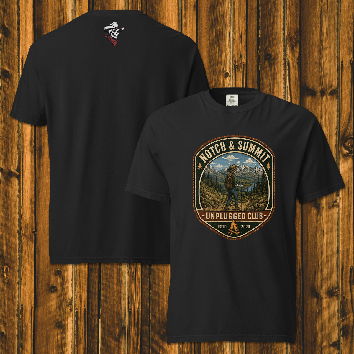 Dustbone Friend Hiking Unplugged Club Tee